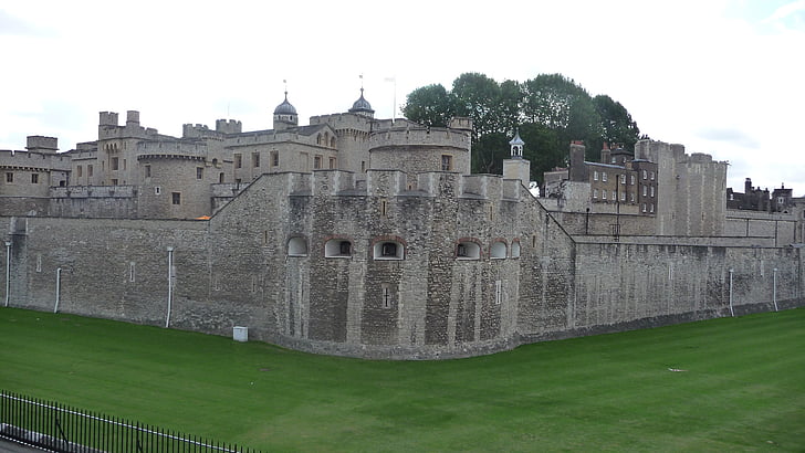 Tower of london, Tower, London, voldgraven, arkitektur, bygning, vartegn