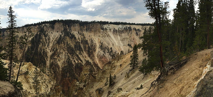 Yellowstone, nationella, Park, Wyoming, naturen, landskap, USA