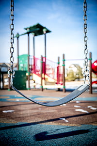 swing, playground, children playing, park, child, play, happy