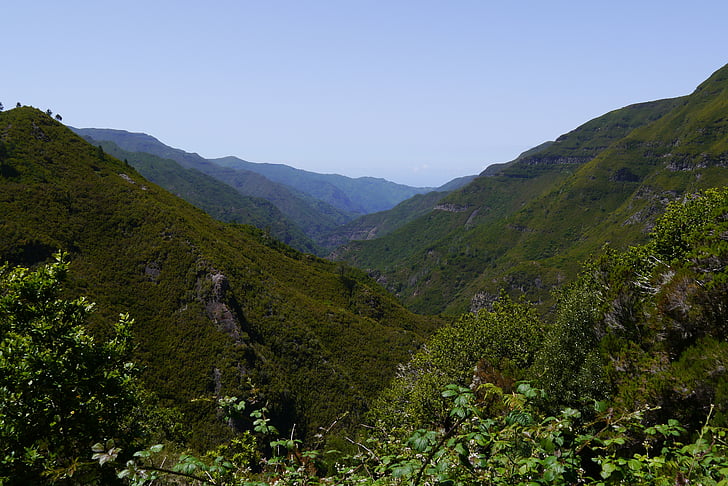 Madeira, dağlar, Hiking, Portekiz, ada, zirve, iz