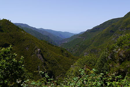 Madeira, bjerge, vandreture, Portugal, ø, topmødet, Trail