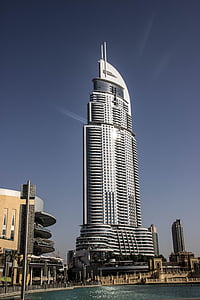 Dubai, arranha-céu, u um e, cidade
