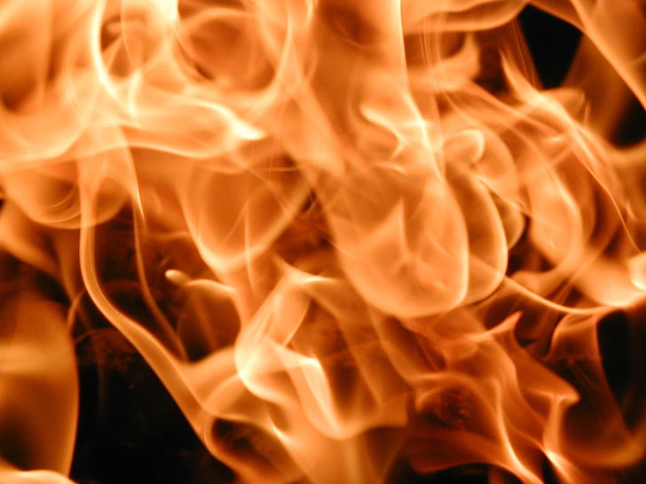 fire, embers, hot, red, yellow, brand, flame