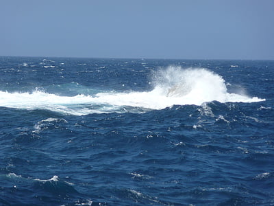 Surf, more, Stredomorská, vlna, príboj oceánu