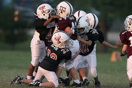 football, american, youth league, players, sport, game, team