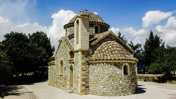 Iglesia, ortodoxa, religión, arquitectura, Agios prokopios, Sha, Chipre
