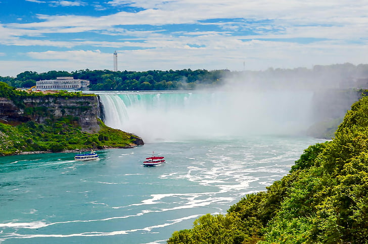 Niagara, Niagara falls, Canada, waterval, water, natuur, Falls