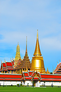 メジャー, エメラルドの仏の寺院, 仏教, アーキテクチャ, パゴダ, タイ, アジア
