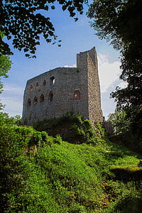 Château, Ruin, France, patrimoine, histoire, fortification, architecture