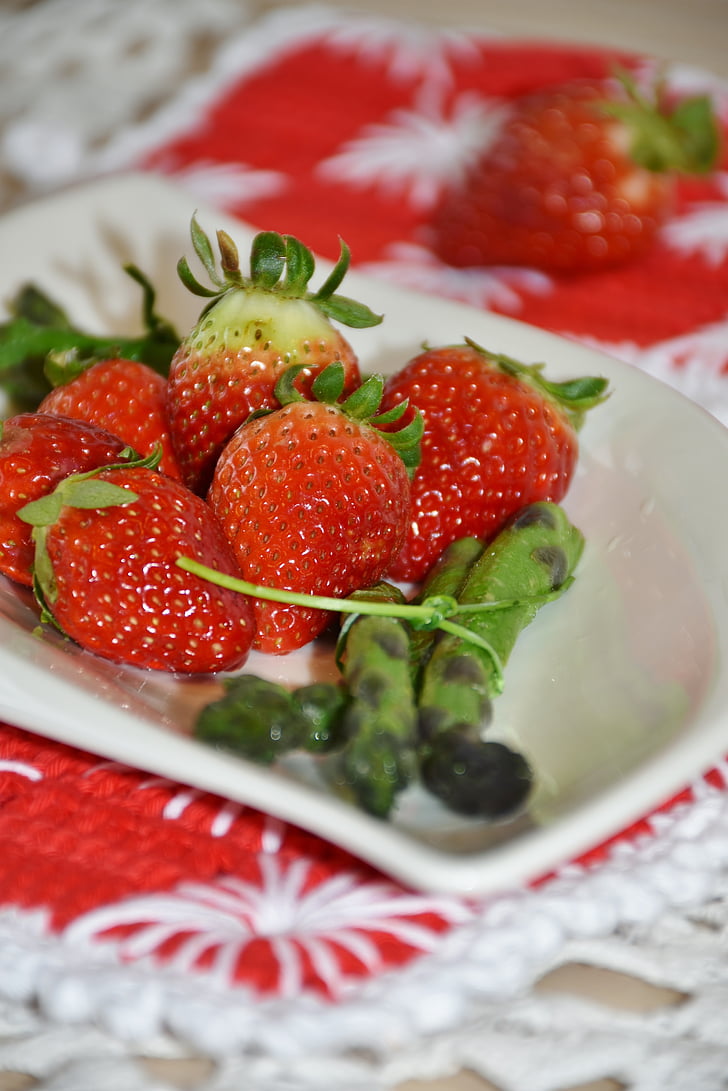 φράουλες, Γλυκό, κόκκινο, νόστιμα, ώριμα, φρουτώδης, φρούτα