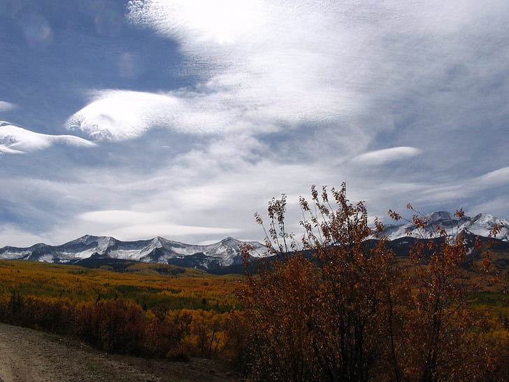 céu, nuvens, natureza, nuvens do céu, Outono, Álamos, Colorado