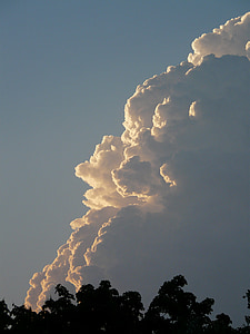 thundercloud, 폭풍, 날씨, 클라우드, 앞으로, 기후학, 기상학
