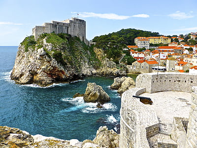 Kroatien, Dubrovnik, kusten, Adriatiska havet, Medelhavet
