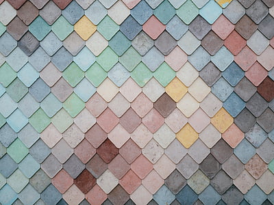 colorful, colour, coloured tiles, colourful, colours, design, pastel colors