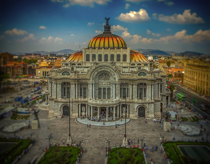 Meksika, Mexico city, pils, māksla, teātris, arhitektūra, ēka
