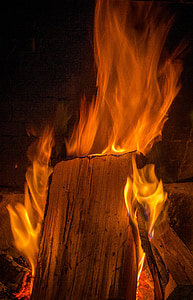 火, 暖炉, バリローチェ, carihue