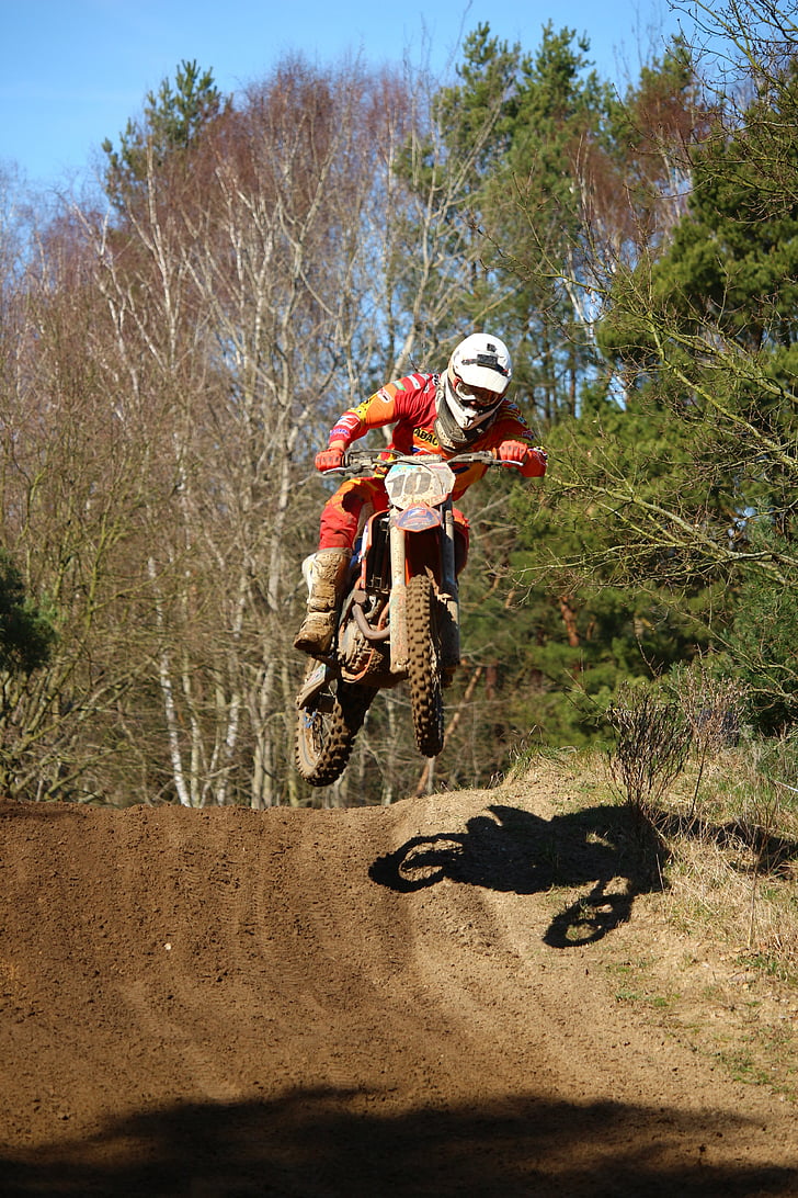 Motocross, Enduro, Motorrad, Rennen, Treiber, Sand, Kreuz