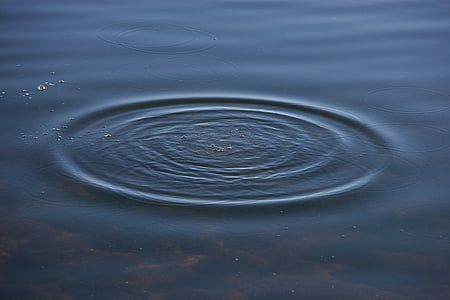 ripples, bubbles, water, macro, pattern, wet, nature