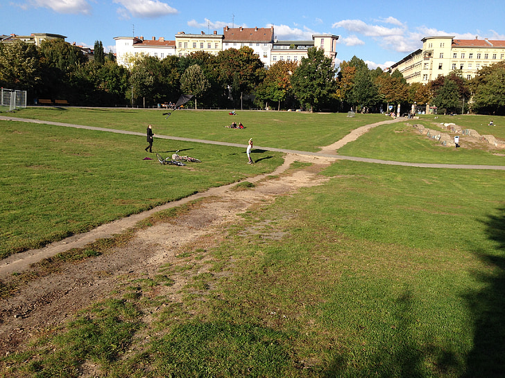 Parque de Görlitzer, Berlín, sendero, Parque