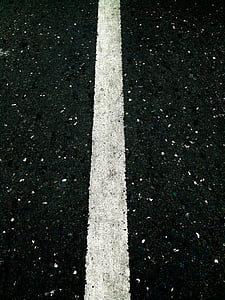 road, line, straight, street, path, asphalt