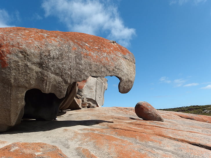 Rock, érosion, vent, mer, Australie, rochers remarquables, île Kangourou