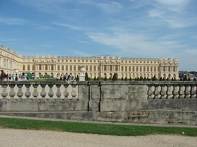 Versailles, lâu đài, kiến trúc, Pháp, Sân vườn