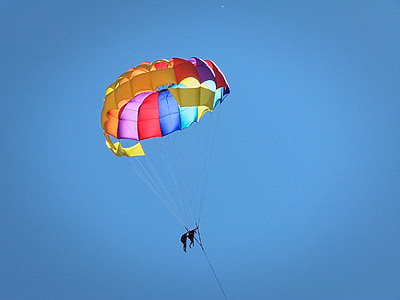 paragliding, Turkije, vakantie, kant, Turkse Rivièra