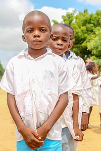 เด็ก, นักเรียน, เด็กชาย, ความยากจน, แอฟริกา