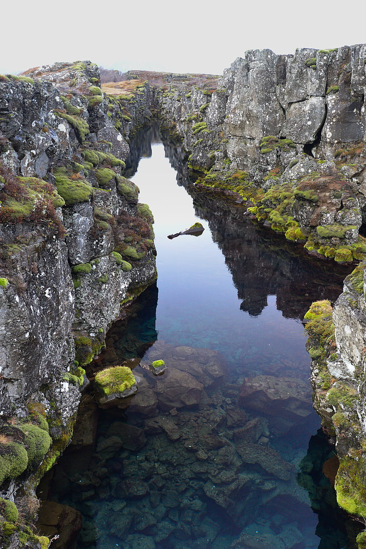 Islande, eau, thingvellier