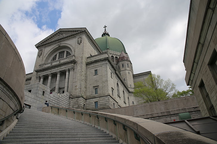 oratórium, Saint-joseph's oratory, Montreal, Québec, vallás, építészet, kupola
