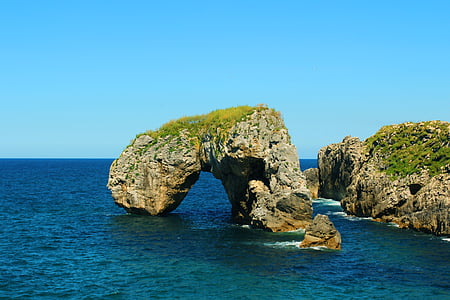 Costa, Castro, Cliff, Asturias, Ocean, skaly