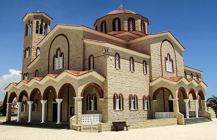 cyprus, kiti, ayios kyriakos, church, architecture, orthodox