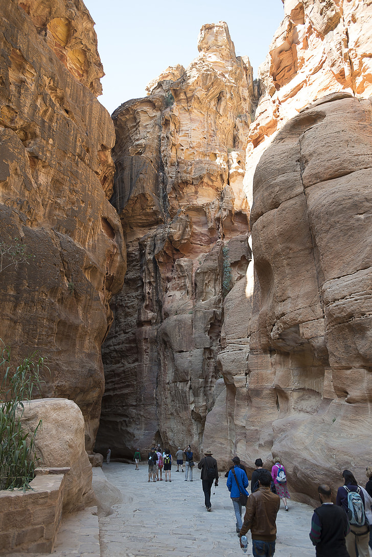 Yordania, Petra, liburan, Timur Tengah, alam, Rock - objek, pemandangan