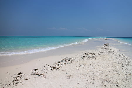 stranden, Sand, Lagoon, sand beach, havet, sommar, Holiday