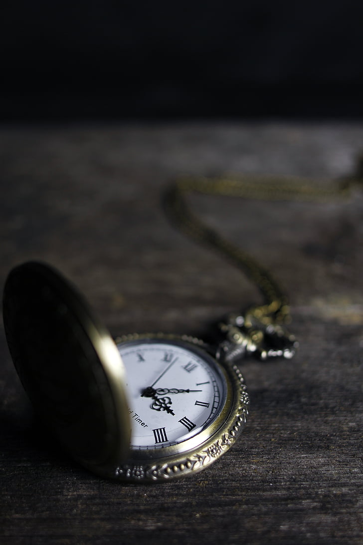 skatīties, laiks, kompass, antīks, kabatas pulksteni, vecmodīgs, virziens