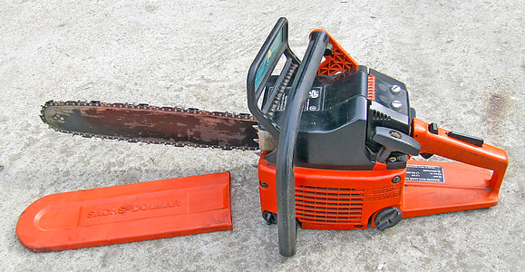 chainsaw, tool, wood-cutting, petrol chain saw