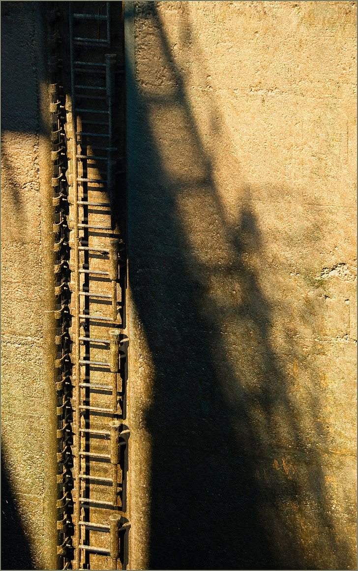 serratura, scala, ombra