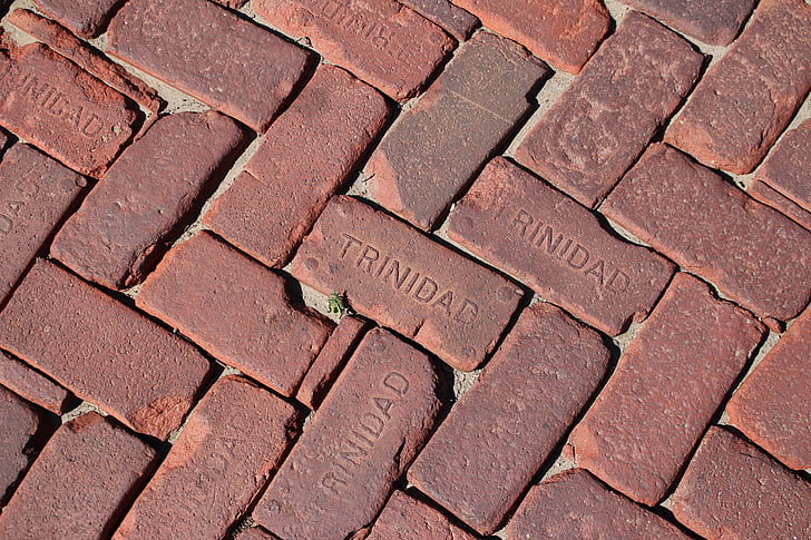murstein, Trinidad, Colorado, historiske, Street