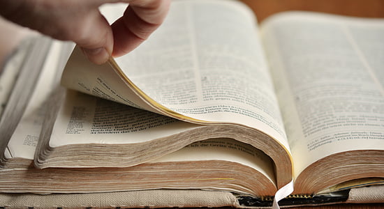 หน้าหนังสือ, พระคัมภีร์, เรียกดู, ขอบทอง, อ่าน, หน้า, กระดาษ