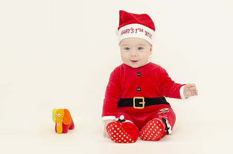 Santa, Baby, jõulud, meeleolu, talvel, 1. jõulud, Xmas