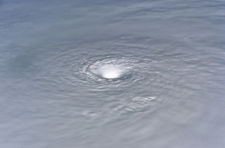 uraganas, Wilma, Tarptautinė kosminė stotis, 2005, debesys, Orai, Audra