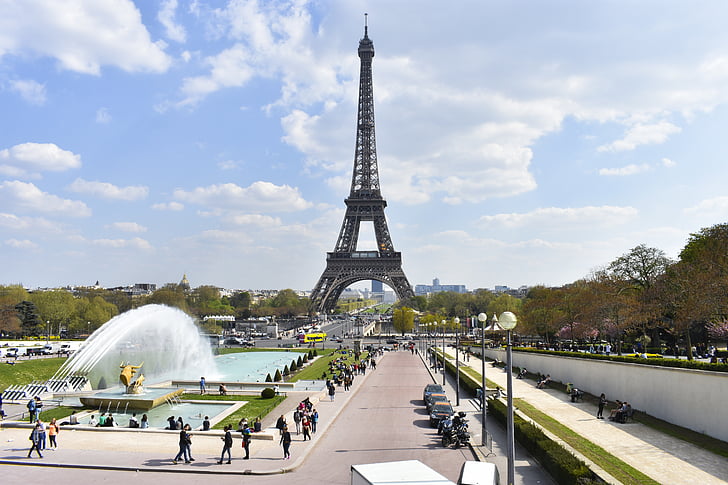Paris, França, Torre, Monumento, Eiffel