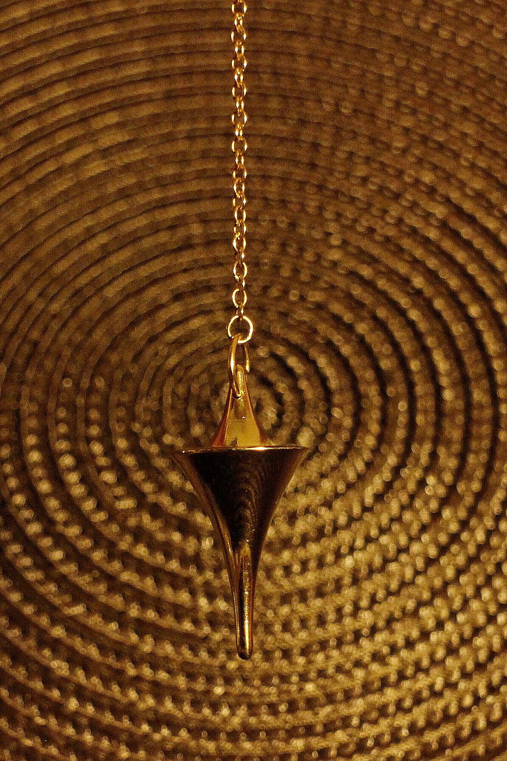pendulum, commute, lot, cone, conical, metal, metal piece
