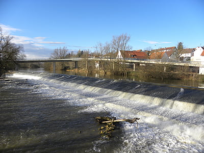 Weir, baraj, Dunărea, Rottenacker