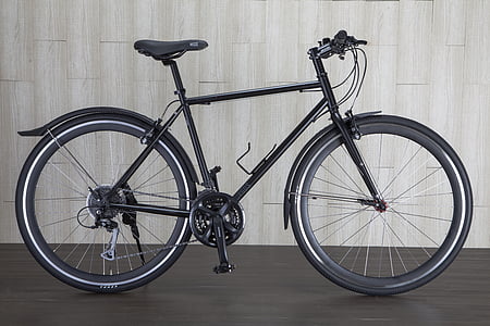 hybrid, hybrid sykler, sykkel, smil sykkel, smile burgos, Burgos, svart molly sykkel