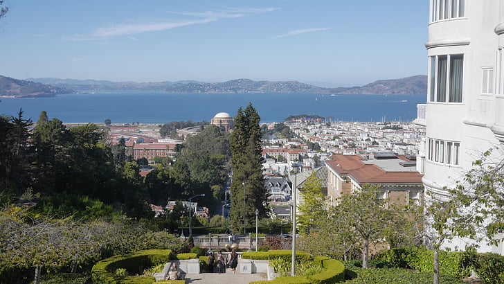 San, Fran, Francisco, California, arhitektura, mesto, zaliv