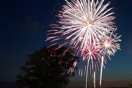 fogos de artifício, dia da independência, 4 de julho, independência, Julho, celebração, América