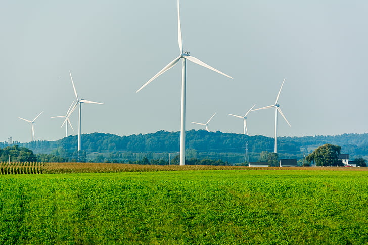 Wind, macht, energie, hernieuwbare, alternatief, groen, milieu