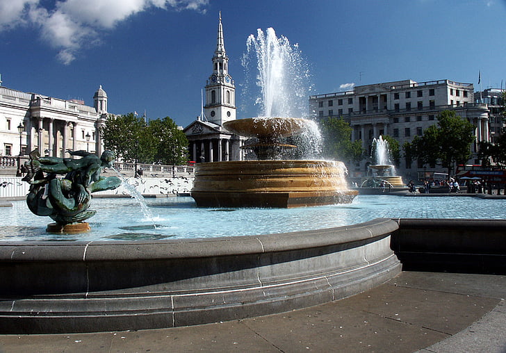 fontene, London, Storbritannia, engelsk, britiske, byen