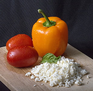 Feta syr, syr, na zdravie, paradajka, jedlo, rastlinné, organické